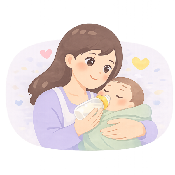 新生兒照顧插圖(奶瓶) 2